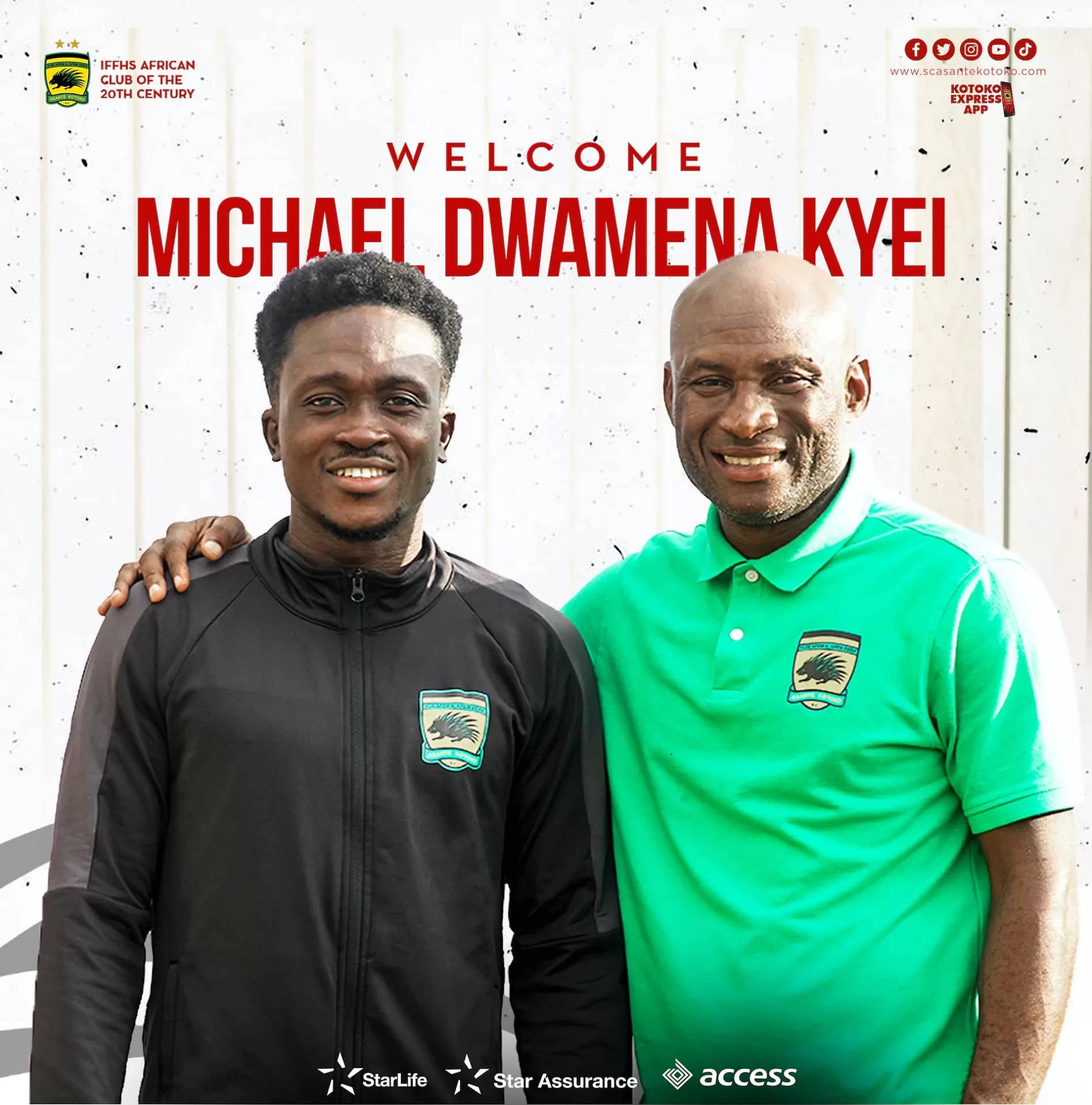 Official: Michael Dwamena Joins Asante Kotoko On A Three-year Deal - GH ...